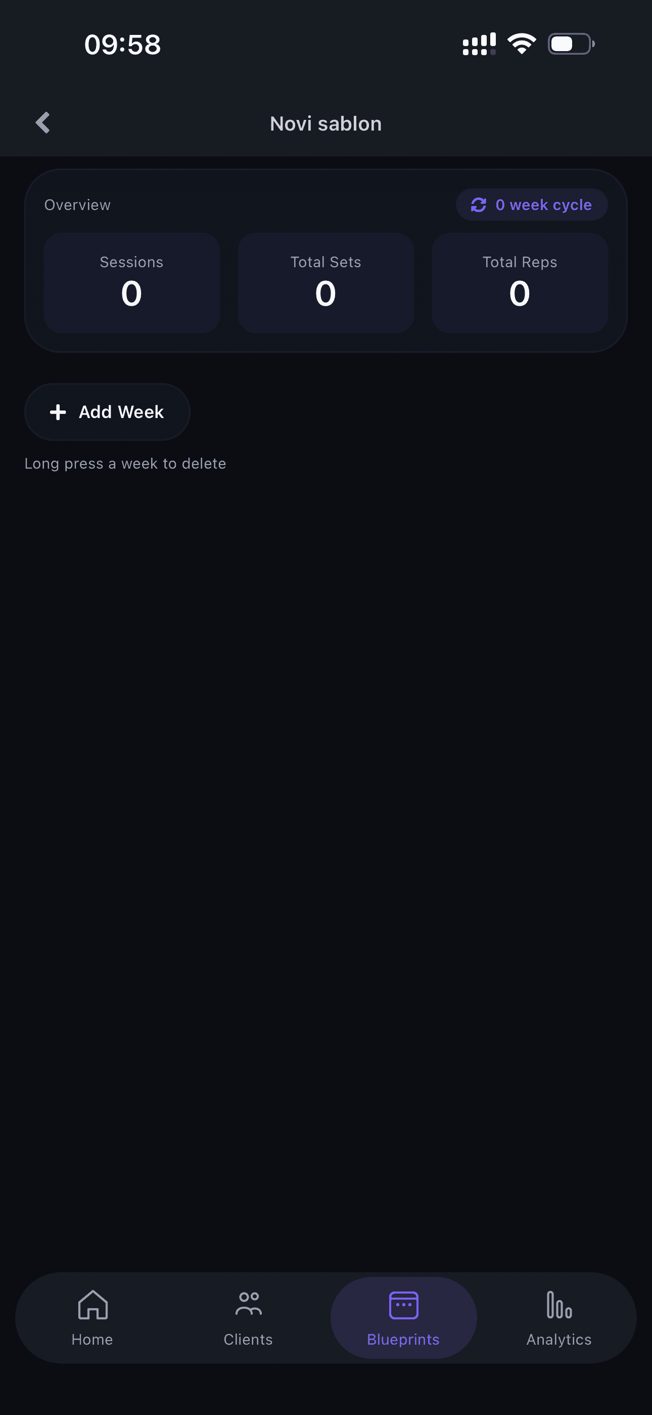 Create a New Blueprint