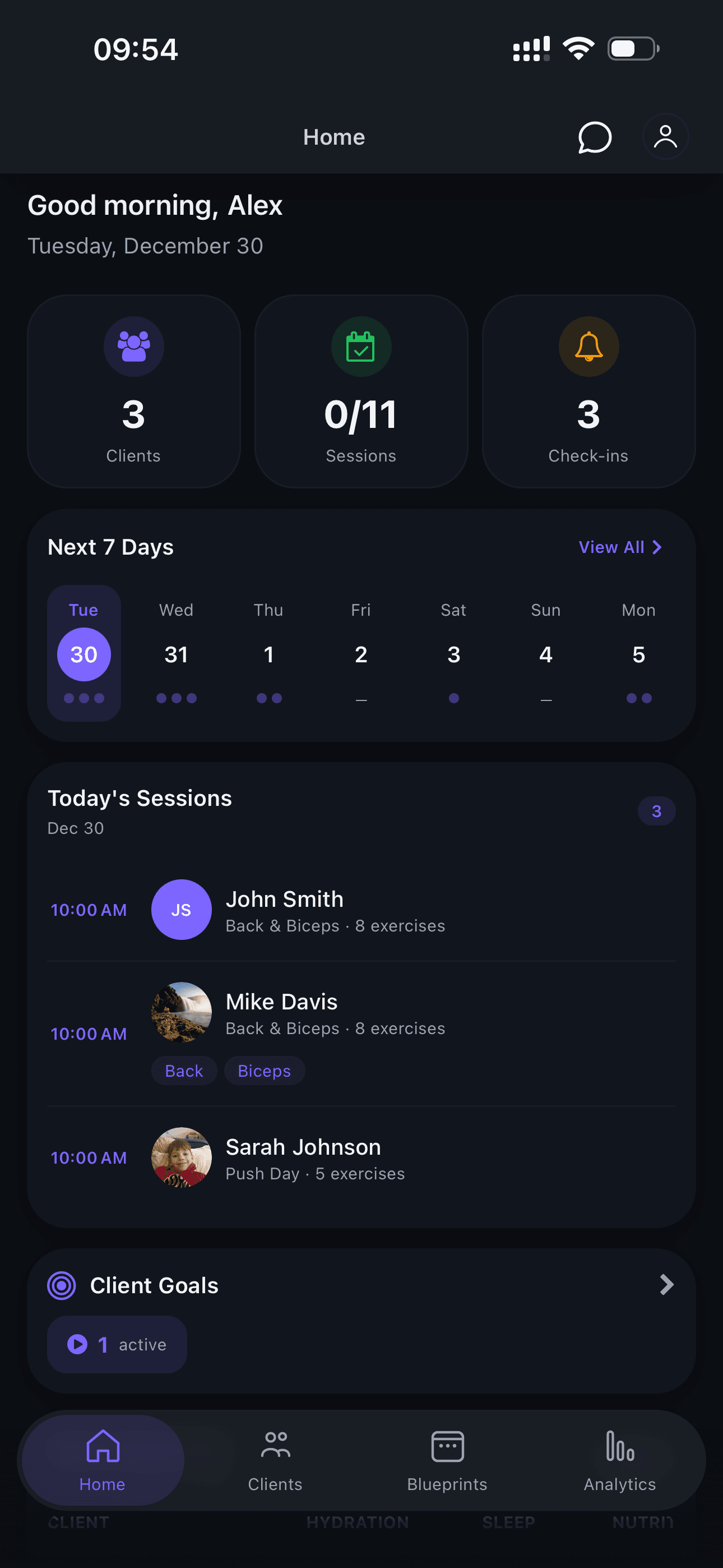 Open the Home Screen