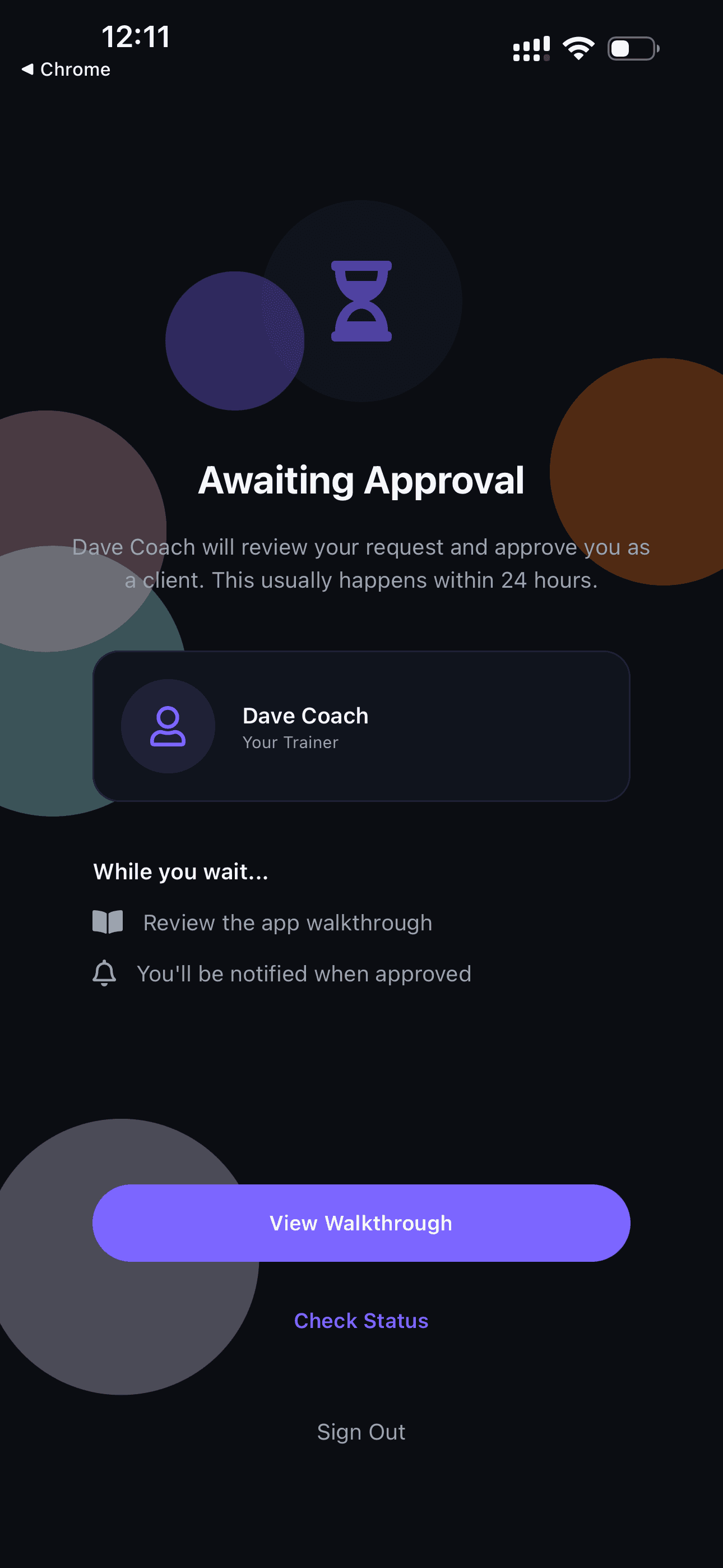 Connect with Your Trainer